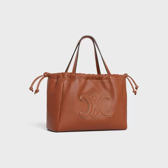 Small Cabas Drawstring Cuir Triomphe In Smooth Calfskin - | ^CELINE Discount