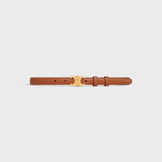 Small Triomphe Belt In Natural Calfskin - | ^CELINE Cheap