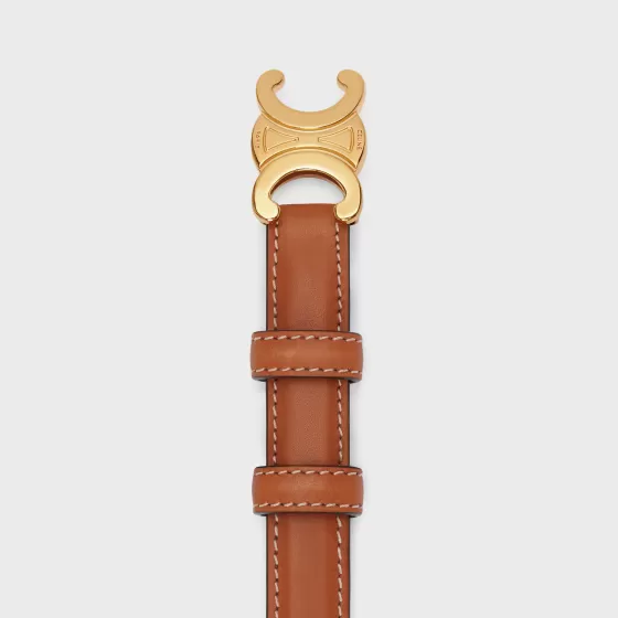 Small Triomphe Belt In Natural Calfskin - | ^CELINE Cheap