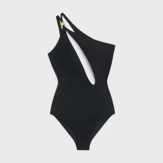 Split Swimsuit In Matte Jersey - | ^CELINE Hot