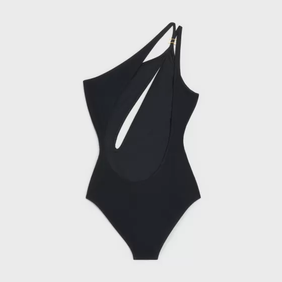 Split Swimsuit In Matte Jersey - | ^CELINE Hot