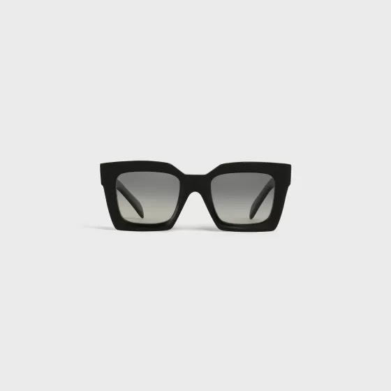 Square S130 Sunglasses In Acetate With Polarized Lenses - | ^CELINE Online