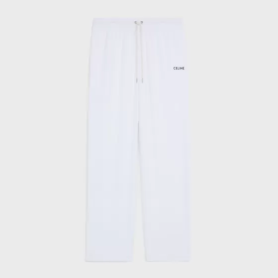 Straight Jogging Pants In Double Face Jersey - | ^CELINE Fashion