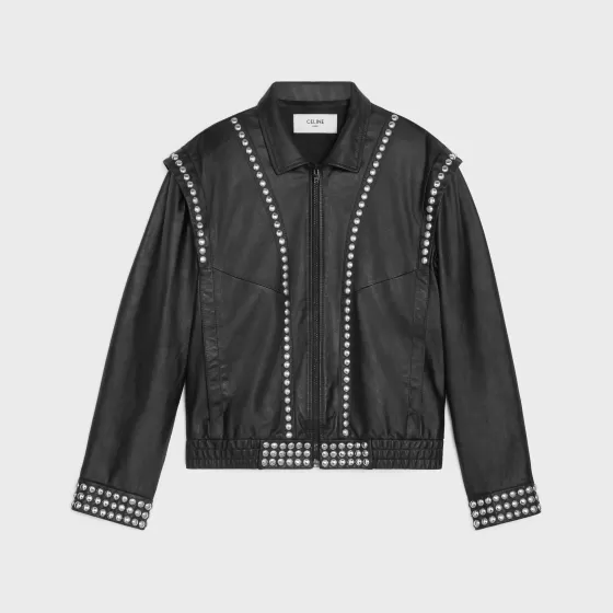 Studs Jacket In Calfskin - | ^CELINE Cheap