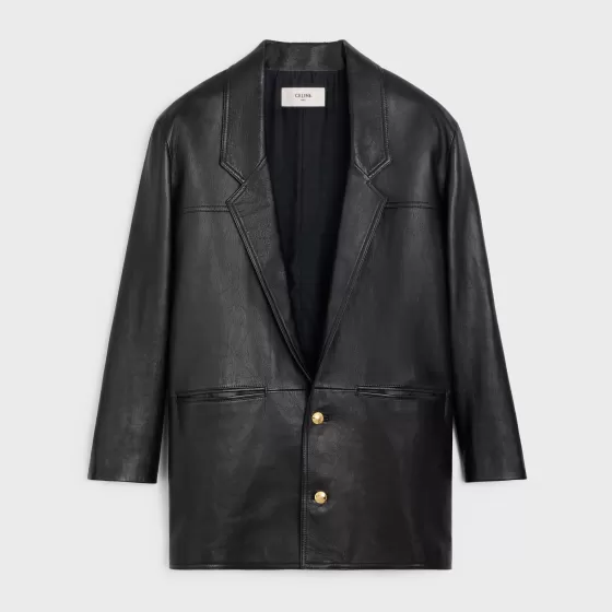 Tailored Jacket In Soft Lambskin - | ^CELINE Cheap