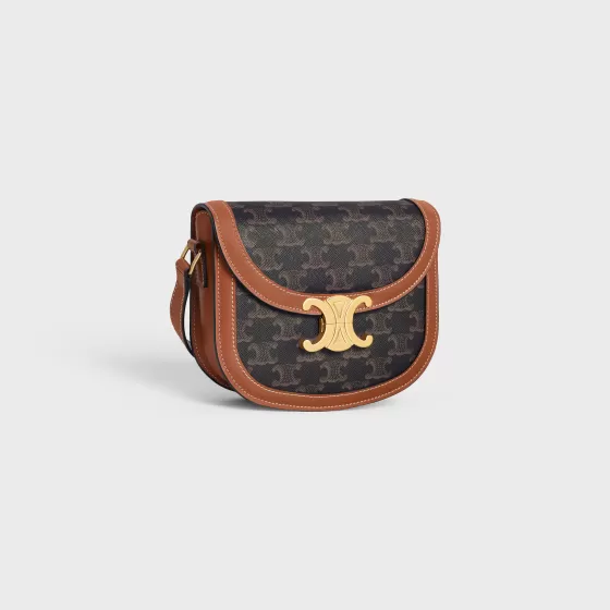 Teen Besace Triomphe In Triomphe Canvas And Calfskin - | ^CELINE Best