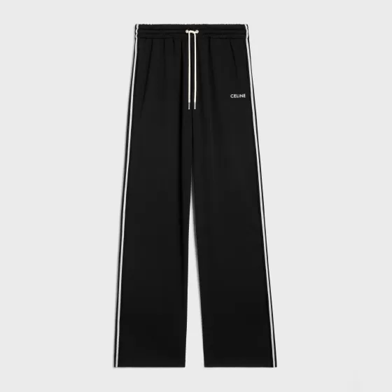 Tracksuit Pants In Double Face Jersey - | ^CELINE Flash Sale