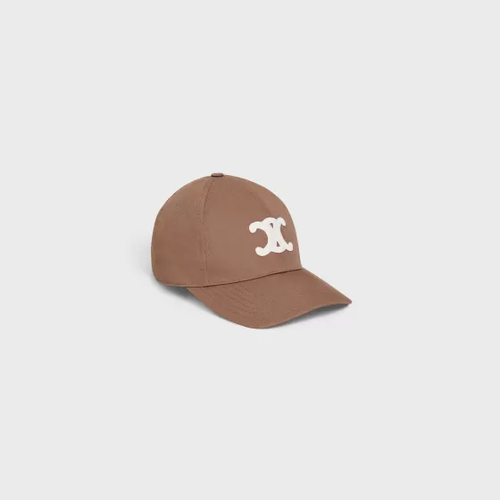 Triomphe Baseball Cap In Cotton - | ^CELINE Online