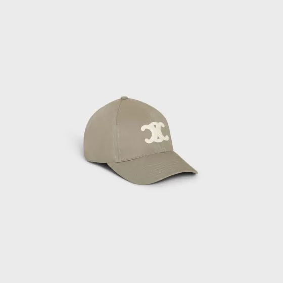 Triomphe Baseball Cap In Cotton - | ^CELINE Discount