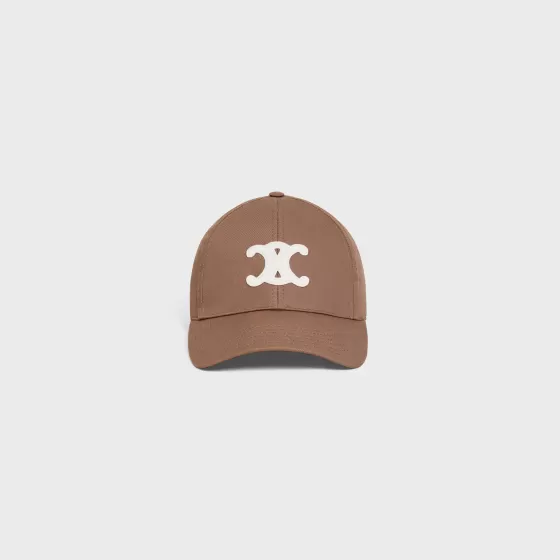 Triomphe Baseball Cap In Cotton - | ^CELINE Online