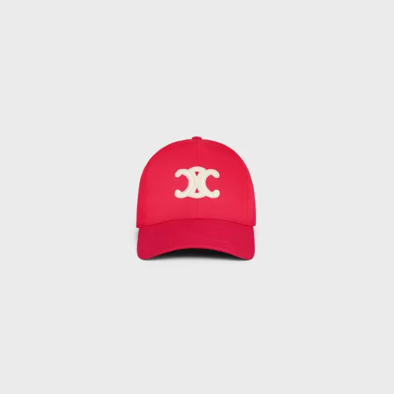 Triomphe Baseball Cap In Cotton - | ^CELINE Store