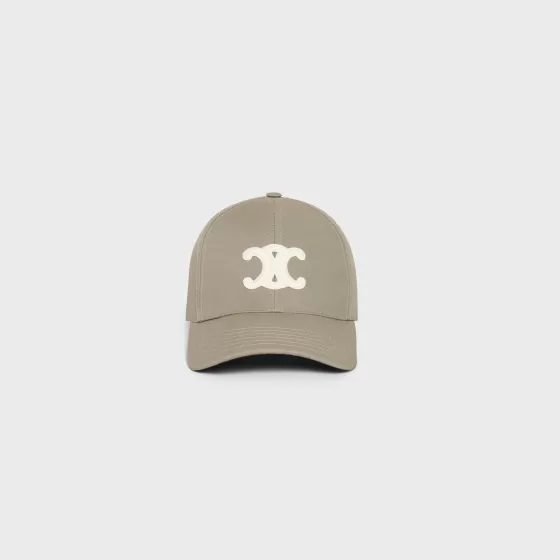 Triomphe Baseball Cap In Cotton - | ^CELINE Discount