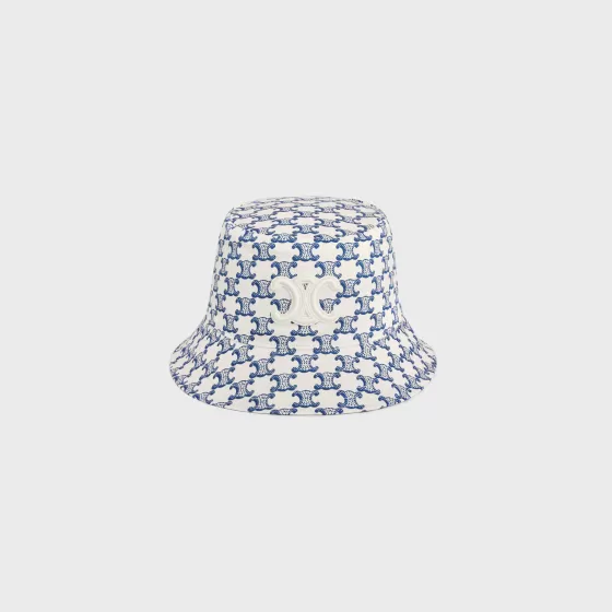 Triomphe Bucket Hat In Monogram Cotton - | ^CELINE Fashion