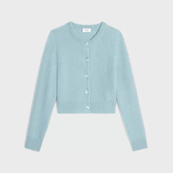 Triomphe Cardigan In Cashmere And Silk - | ^CELINE Shop