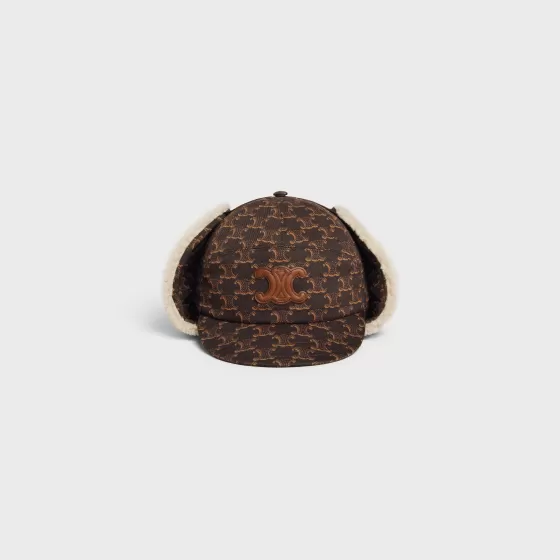 Triomphe Chapka Hat In Monogram Cotton - | ^CELINE Cheap