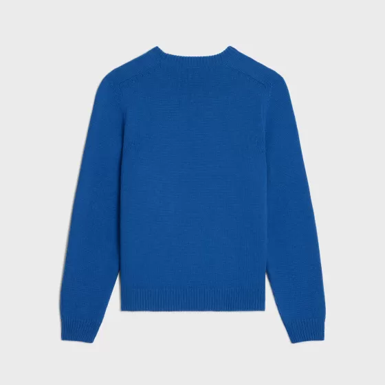 Triomphe Crew Neck Sweater In Cashmere Wool - | ^CELINE Best Sale