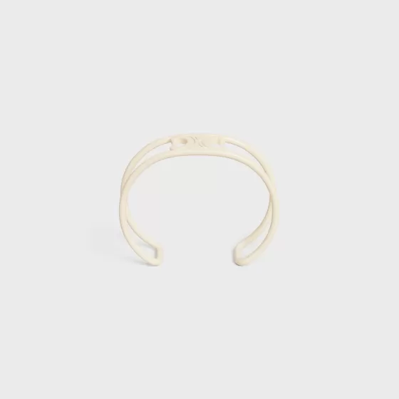 Triomphe Cuff In Varnished Brass - | ^CELINE Best