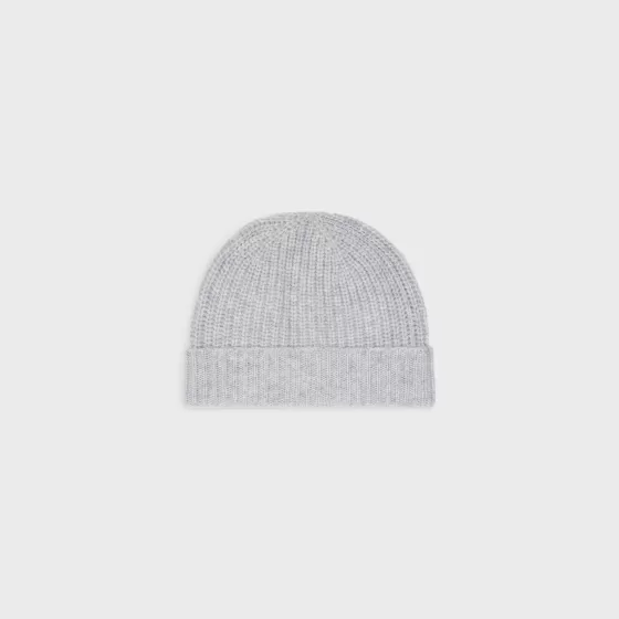 Triomphe Embroidered Beanie In Seamless Cashmere - | ^CELINE Cheap