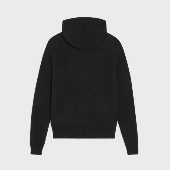 Triomphe Hooded Sweater In Cashmere Wool - | ^CELINE Cheap