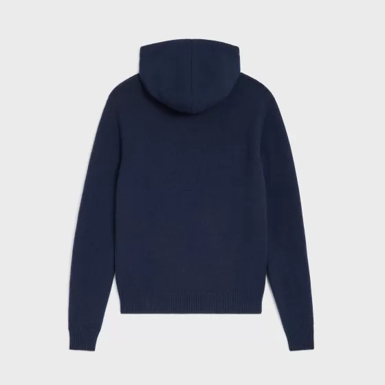 Triomphe Hooded Sweater In Cashmere Wool - | ^CELINE Sale