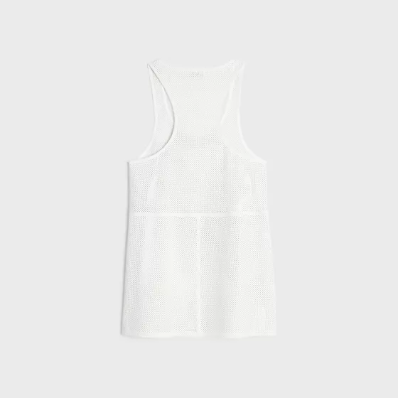 Triomphe Perforated Mini Dress In Plonge Lambskin - | ^CELINE Cheap