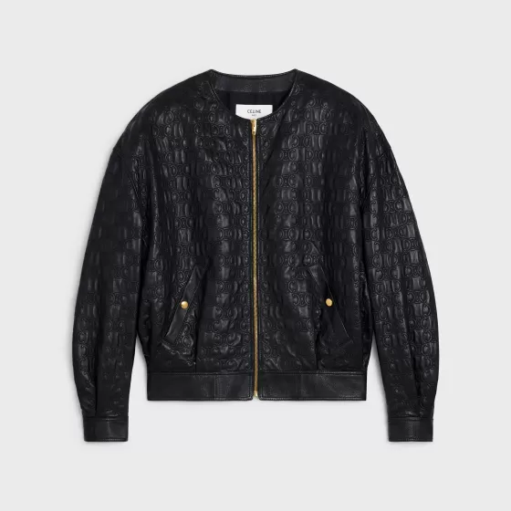 Triomphe Quilted Jacket In Lambskin - | ^CELINE New