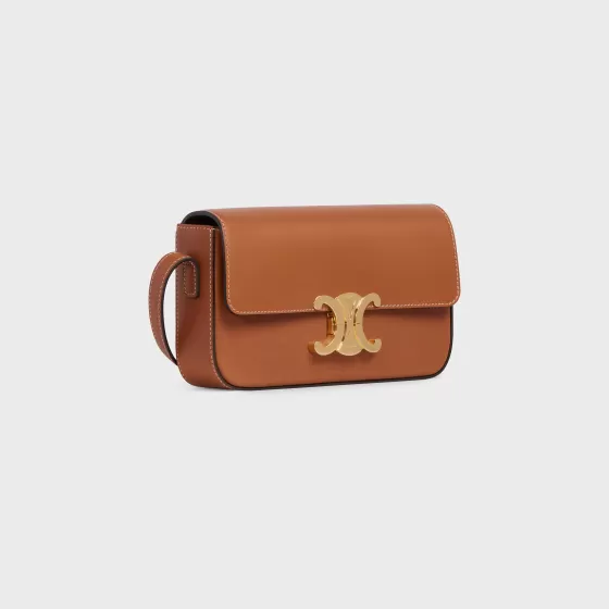 Triomphe Shoulder Bag In Natural Calfskin - | ^CELINE Clearance