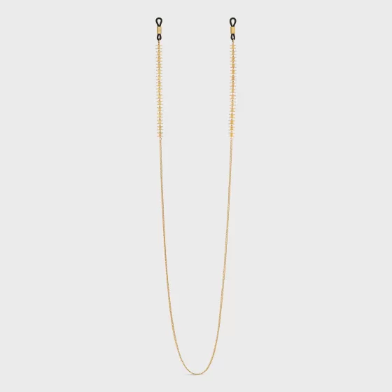 Triomphe Sunglasses Chain In Brass With Finish And Plastic - | ^CELINE Hot