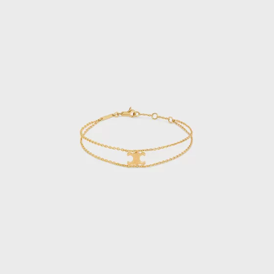 Triomphe Suspended Bracelet In Brass With Finish - | ^CELINE Shop