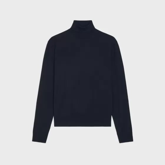 Turtleneck Sweater In Iconic Merinos - | ^CELINE Clearance