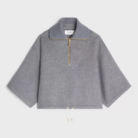 Varsity Jacket In Textured Wool - | ^CELINE Best Sale