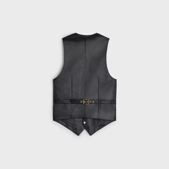 Waistcoat In Soft Lambksin - | ^CELINE Online