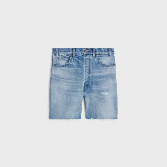 Wesley Shorts In Denim - | ^CELINE Shop