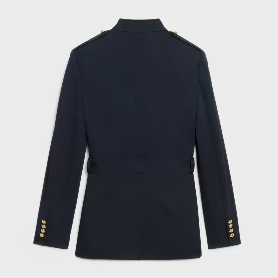 Wool Officer Safari Jacket - | ^CELINE Clearance