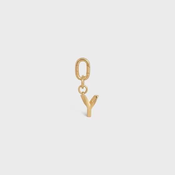 Y Charm In Brass - | ^CELINE Flash Sale